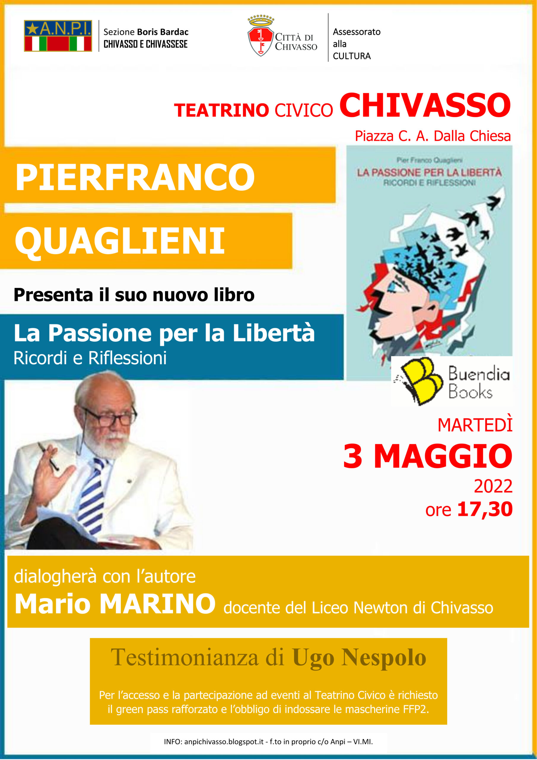 La passione per la libertà a Chivasso