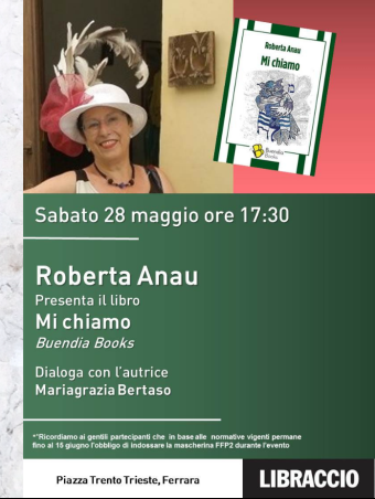 Roberta Anau presenta Mi chiamo al Libraccio di Ferrara