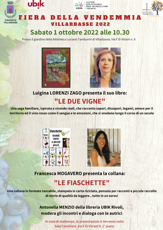 Le due vigne alla Fiera della Vendemmia di Villarbasse