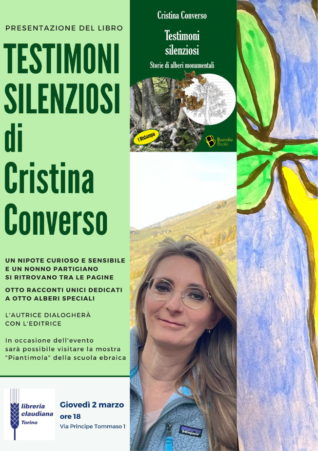 Testimoni silenziosi di Cristina Converso alla Libreria Claudiana Torino