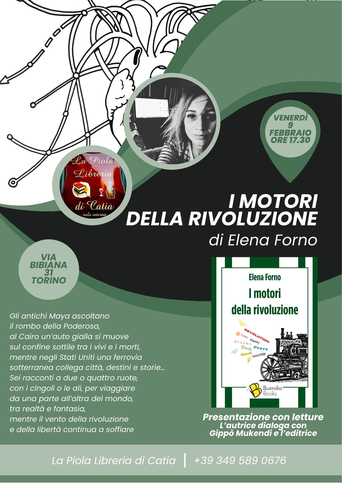 I motori della rivoluzione alla Piola Libreria di Catia