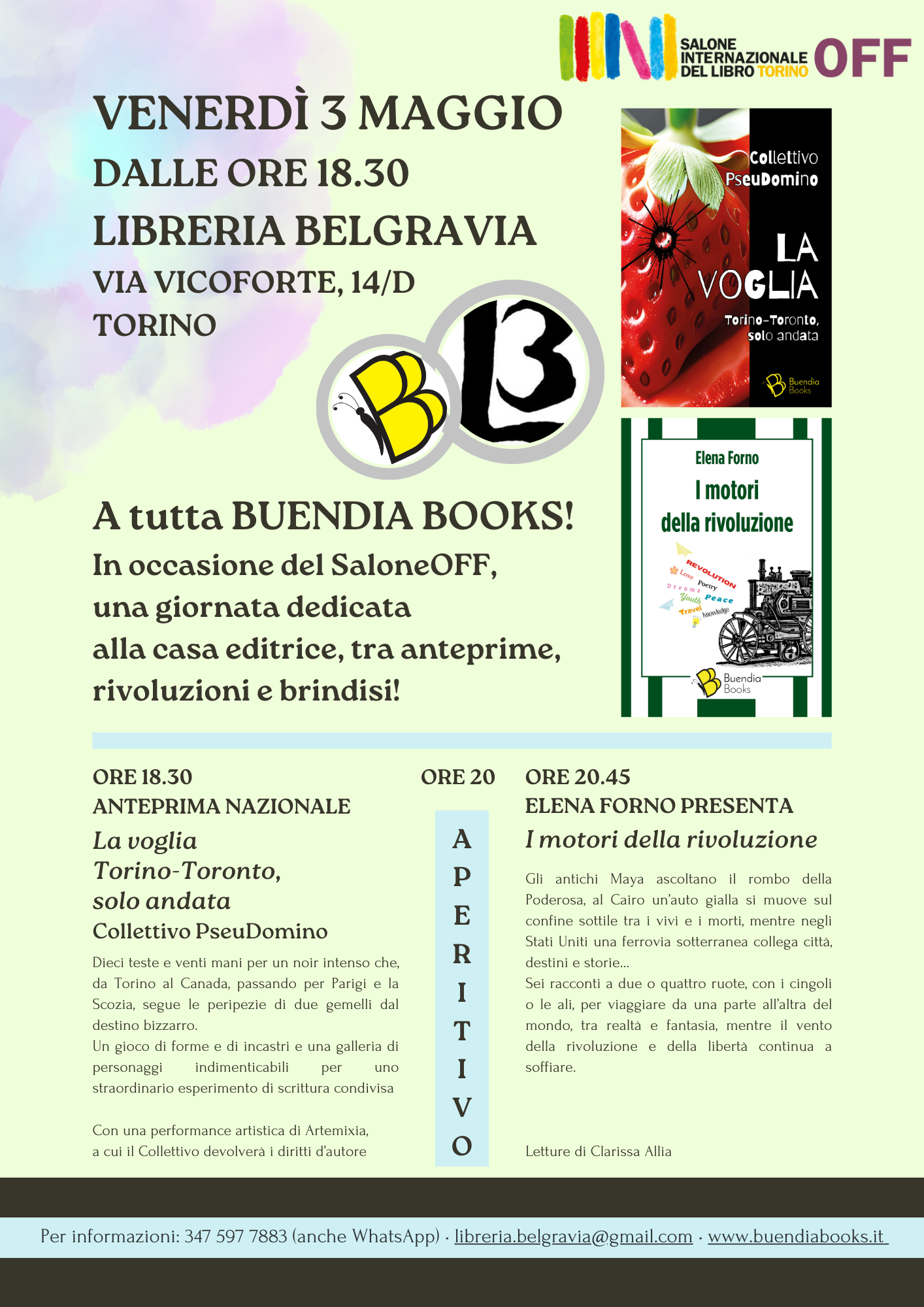 A tutta Buendia Books! Alla Libreria Belgravia