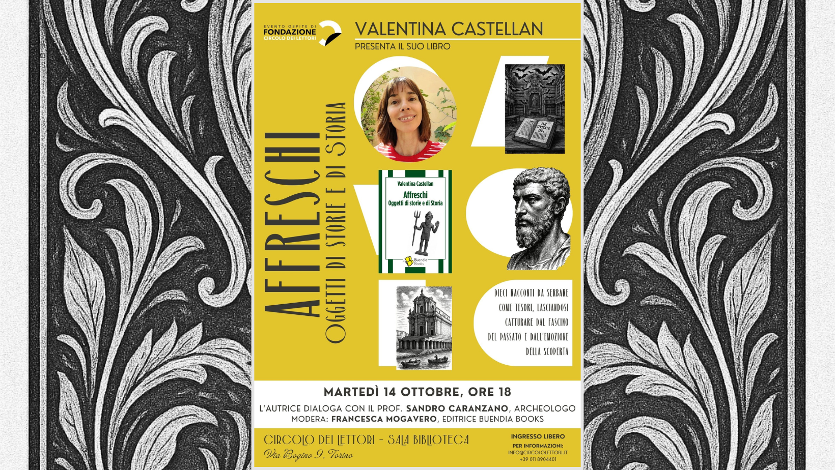 Affreschi debutta al Circolo dei lettori